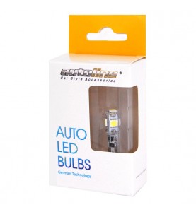 Λάμπες LED T10 Canbus 5 LED - Καρφί 2τμχ.