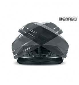 Μπαγκαζιέρα Mania 580l 225x89x37cm Διπλό Άνοιγμα - Μαύρη