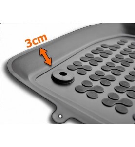 Λαστιχένια Πατάκια Τύπου Σκαφάκι Rezaw Plast για Citroen C3 III (2016+) - 4τμχ.