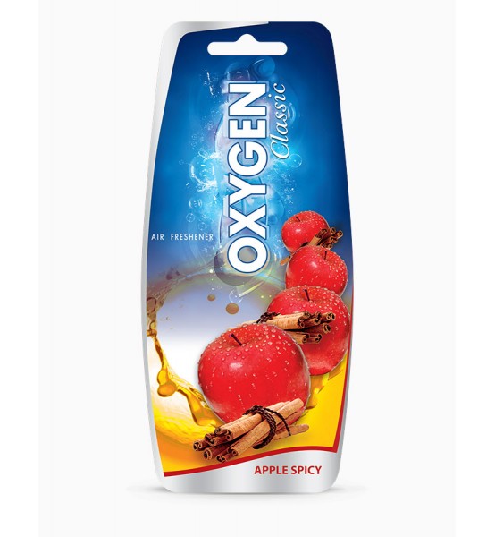 Αρωματικό Αυτοκινήτου Κρεμαστό Μήλο & Κανέλα UCARE OXYGEN Classic Apple Cinnamon