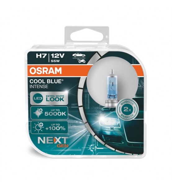 Λάμπες Αλογόνου Αυτοκινήτου Osram H7 12v 55w Cool Blue Intense - 2τμχ.