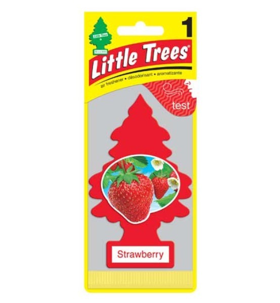 Αρωματικό Δεντράκι Αυτοκινήτου Κρεμαστό Little Trees Strawberry 1τμχ.