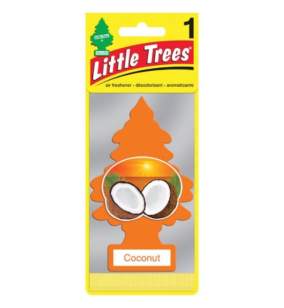 Αρωματικό Δεντράκι Αυτοκινήτου Κρεμαστό Little Trees Coconut 1τμχ.
