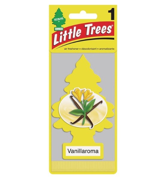Αρωματικό Δεντράκι Αυτοκινήτου Κρεμαστό Little Trees Vanillaroma 1τμχ.