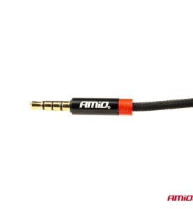 Καλώδιο Σύνδεσης AUX Mini Jack-Jack 3,5mm 100cm AMiO - 1τμχ.