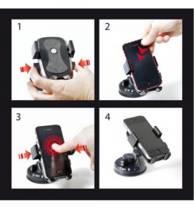 Βάση Στήριξης Κινητού με Βεντούζα Lampa Easy-Lock - 1τμχ.