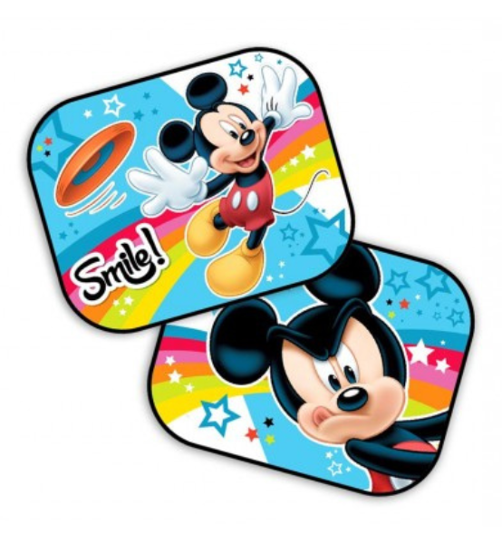 Ηλιοπροστασίες Πλαϊνές Σκίαστρα Αυτοκινήτου Με Βεντούζα AMiO Mickey – 2τμχ.