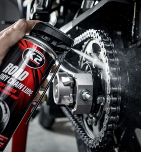 Ξηρό Λιπαντικό Αλυσίδας για Μοτοσυκλέτες Δρόμου K2 Road Dry Chain Lube 400ml.