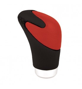 Πόμολο Ταχυτήτων Αυτοκινήτου Χρώμα Μαύρο/Κόκκινο