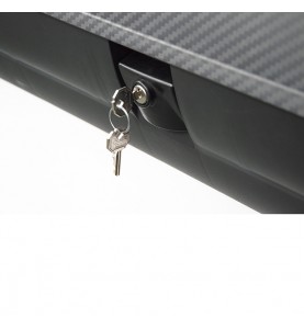 Μπαγκαζιέρα Οροφής Αυτοκινήτου με Διπλό Άνοιγμα Rackit Carbon Dual Opening 400lt.