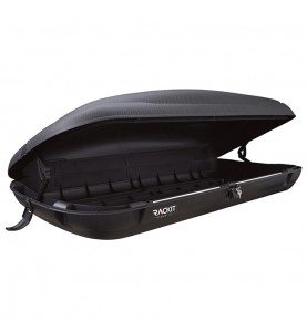 Μπαγκαζιέρα Οροφής Αυτοκινήτου με Διπλό Άνοιγμα Rackit Carbon Dual Opening 400lt.