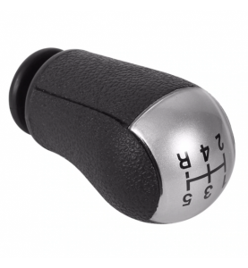 Πόμολο Ταχυτήτων για Ford Mondeo / S-MAX / Galaxy / Fiesta MK6 Μαύρο/Ασημί - 1τμχ