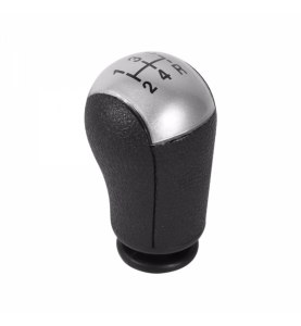 Πόμολο Ταχυτήτων για Ford Mondeo / S-MAX / Galaxy / Fiesta MK6 Μαύρο/Ασημί - 1τμχ