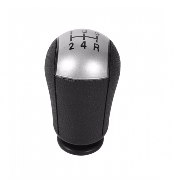 Πόμολο Ταχυτήτων για Ford Mondeo / S-MAX / Galaxy / Fiesta MK6 Μαύρο/Ασημί - 1τμχ