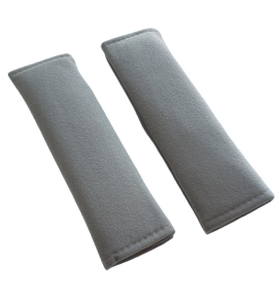 Προστατευτικά Μαξιλαράκια Ζώνης Ασφαλείας Αυτοκινήτου Γκρι 2τμχ