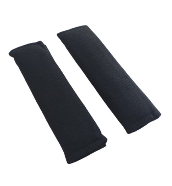 Προστατευτικά Μαξιλαράκια Ζώνης Ασφαλείας Αυτοκινήτου Μαύρα 2τμχ