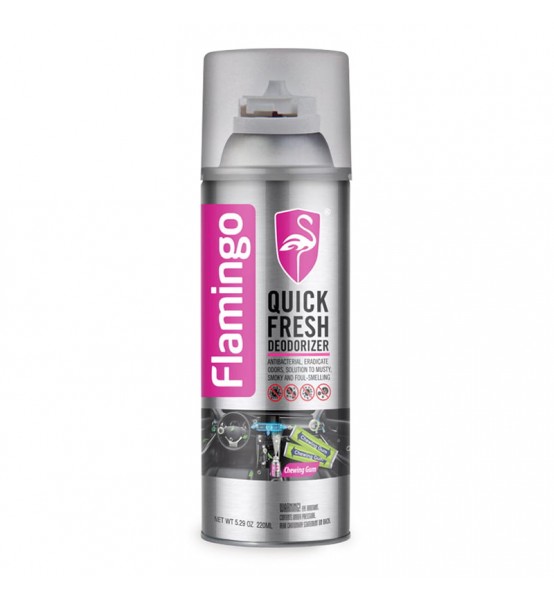 Απολυμαντικό & Αποσμητικό Κλιματισμού Flamingo Quick Fresh Deodorizer Άρωμα Τσιχλόφουσκα 220ml