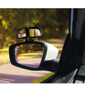 Καθρέφτης Αυτοκινήτου Εξωτερικός Πρόσθετος Διπλός Ρυθμιζόμενος Lampa Twin - 1τμχ.