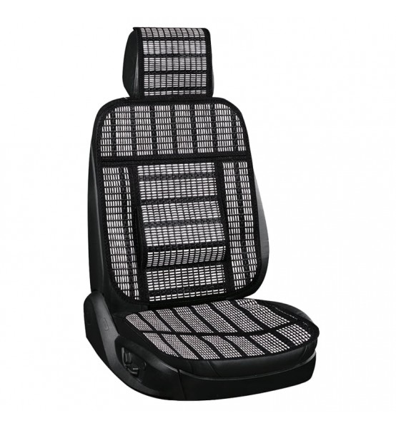 Πλατοκάθισμα Αυτοκινήτου Μπροστινό Ψάθα με Μαξιλάρι Μέσης Karma 131x45cm - 1τμχ.