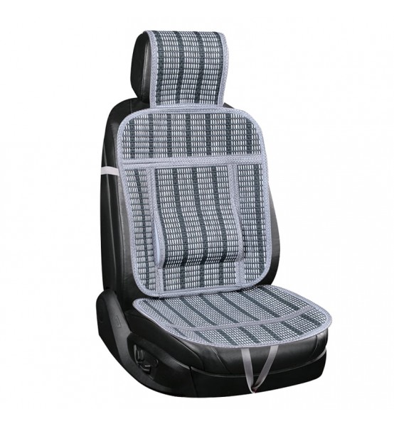 Πλατοκάθισμα Αυτοκινήτου Μπροστινό Ψάθα με Μαξιλάρι Μέσης - Lotus 132x45cm - 1τμχ.