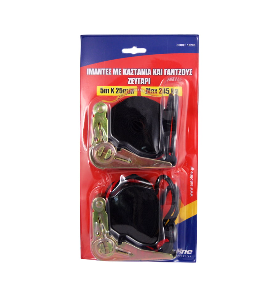 Ιμάντες Πρόσδεσης με Καστάνια και Γάντζους 2τμχ.