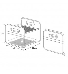Θήκη Οργάνωσης Πορτμπαγκάζ Lampa Shop & Store Orginizer Medium 1τμχ.
