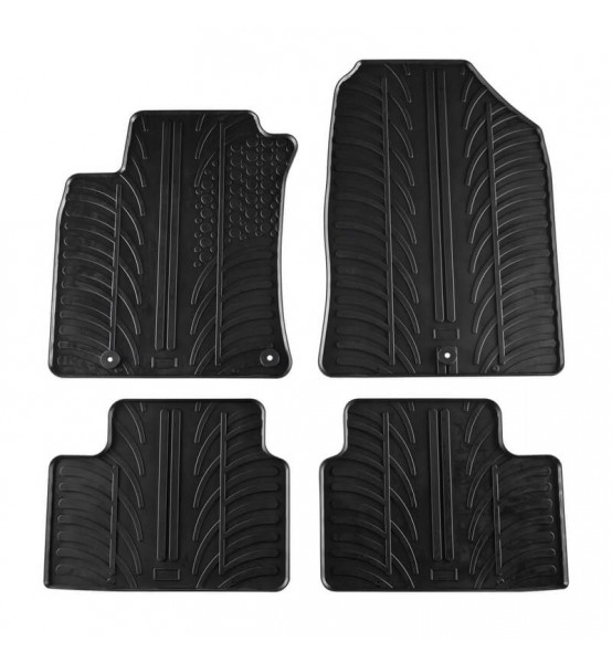 Πατάκια Αυτοκινήτου Λαστιχένια Gledring (0208) για Hyundai I30 5πορτο Hatchback Χειροκίνητο 02.2017+ Μαύρο 4τμχ.