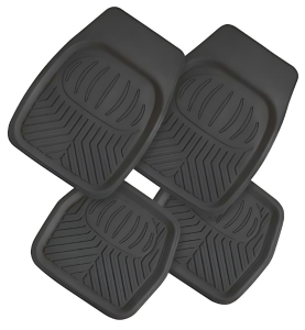 Πατάκια Αυτοκινήτου Σκαφάκι Λαστιχένια (Universal) Bottari Igloo Μαύρα 4τμχ.