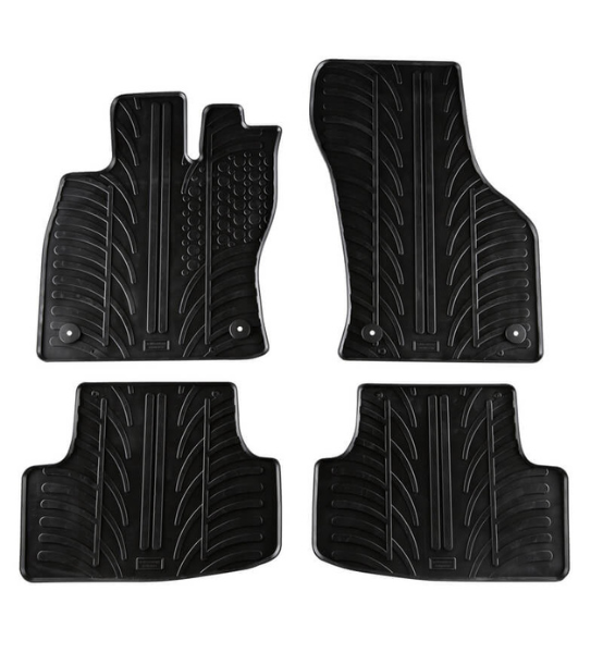 Gledring (0071) για VW Golf VII 2012-2019 / Golf VII Four Motion 2012-2019 / Seat Leon 5F 2013-2020 Μαύρο 4τμχ.