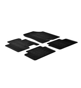 Πατάκια Αυτοκινήτου Λαστιχένια Gledring (0201) για Hyundai I30 2012-2015 / Kia Cee'd Sedan & Station Wagon 2012-2015 Μαύρο 4τμχ