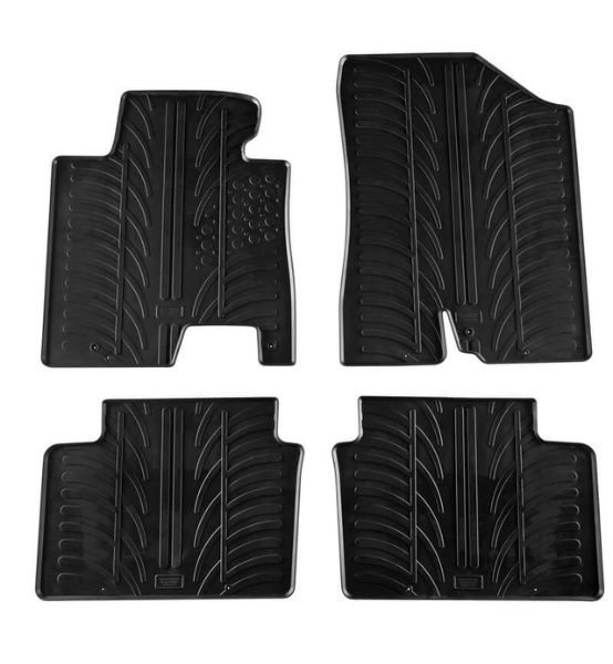 Πατάκια Αυτοκινήτου Λαστιχένια Gledring (0201) για Hyundai I30 2012-2015 / Kia Cee'd Sedan & Station Wagon 2012-2015 Μαύρο 4τμχ