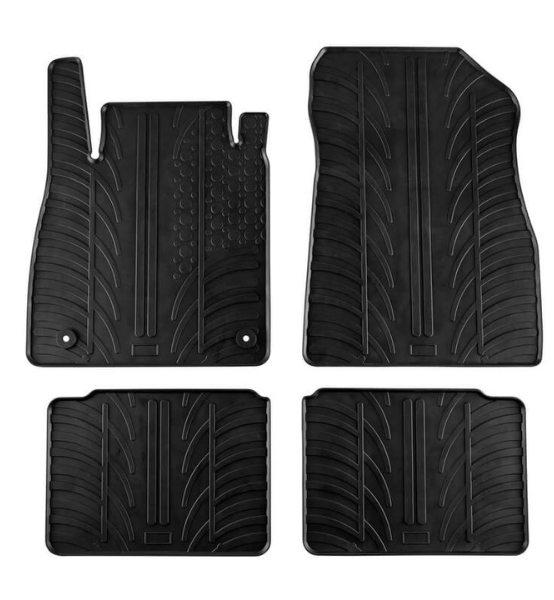 Πατάκια Αυτοκινήτου Λαστιχένια Gledring (0299) για Nissan Micra Hatchback 2017+ Μαύρο 4τμχ.
