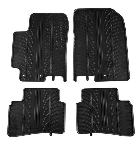 Πατάκια Αυτοκινήτου Λαστιχένια Gledring για Kia Rio Hatchback 01.2017+ / Stonic 10.2017+ Μαύρο 4τμχ.