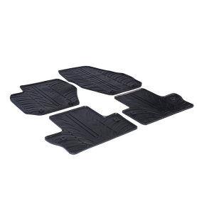 Πατάκια Αυτοκινήτου Λαστιχένια Gledring (0386) για Volvo S60 & V60 2010-08.2018 Μαύρα 4τμχ.