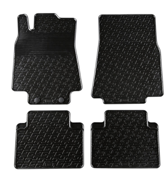 Πατάκια Αυτοκινήτου Λαστιχένια Gledring (0321) για Mercedes A-Class W169 2004-2012/ B-Class W245 (BR245) 2005-2011 Μαύρα 4τμχ.