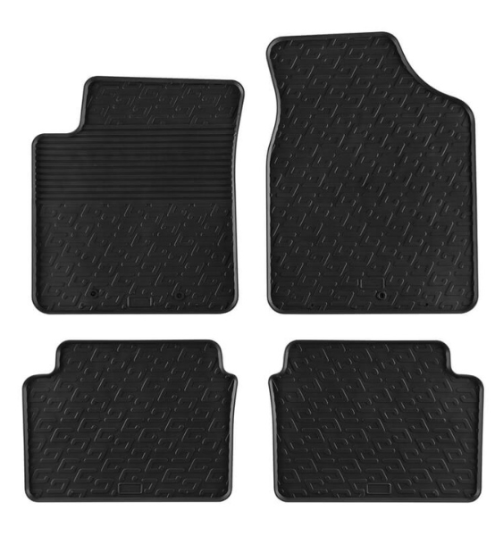 Πατάκια Αυτοκινήτου Λαστιχένια Gledring (0195) για Hyundai I10 2008-2013 Μαύρα 4τμχ.