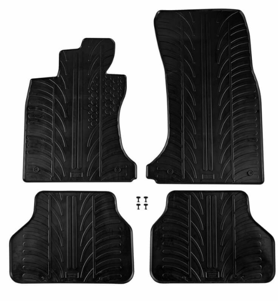Πατάκια Αυτοκινήτου Λαστιχένια Gledring (0358) για BMW Series 5 (E60, E61) 2004-2009 Μαύρα 4τμχ.