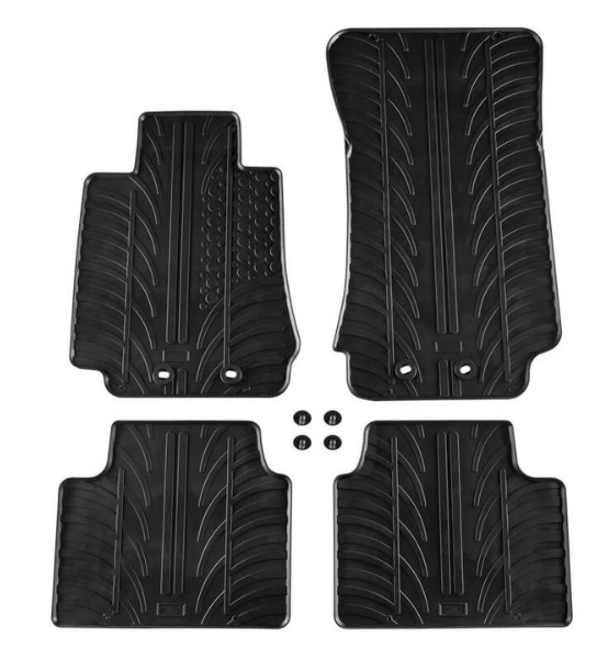 Πατάκια Αυτοκινήτου Λαστιχένια Gledring (0567) για Alfa Romeo Giulia Sedan 2016+ Μαύρα 4τμχ.