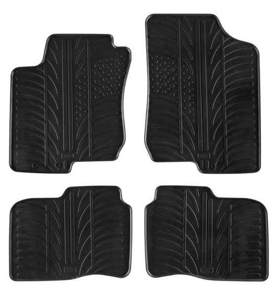 Πατάκια Αυτοκινήτου Λαστιχένια Gledring (0190) για Hyundai i30 2007-2011 / Kia Cee'd 2007-2011 Μαύρα 4τμχ.