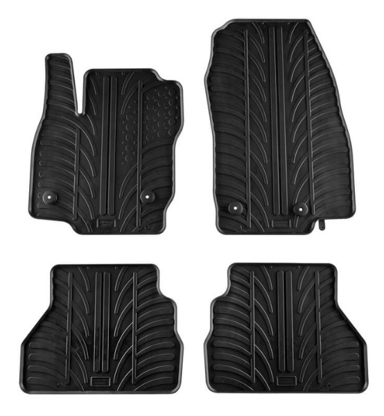 Πατάκια Αυτοκινήτου Λαστιχένια Gledring (0558) για Ford B-Max 2015+ Μαύρα 4τμχ.