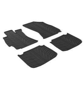 Πατάκια Αυτοκινήτου Λαστιχένια Gledring (0676) για Subaru Outback 2014-2019 Μαύρα 4τμχ.