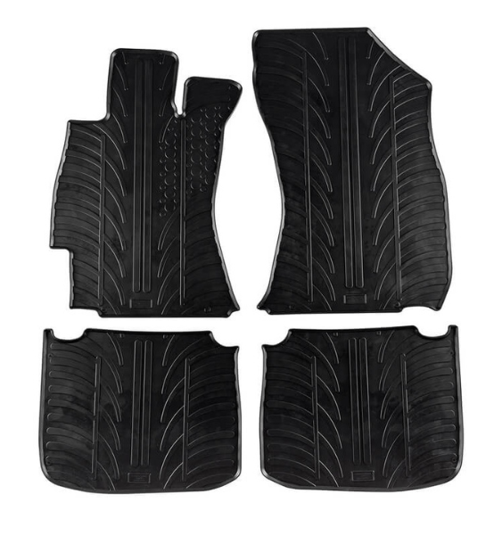 Πατάκια Αυτοκινήτου Λαστιχένια Gledring (0676) για Subaru Outback 2014-2019 Μαύρα 4τμχ.