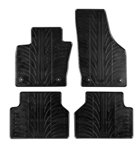 Πατάκια Αυτοκινήτου Λαστιχένια Gledring (0249) για Audi Q3 2011-12.2018 Μαύρα 4τμχ.