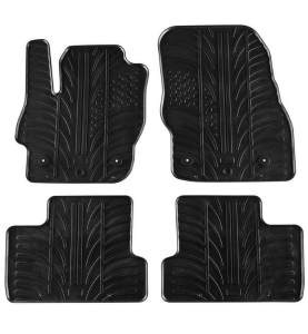 Πατάκια Αυτοκινήτου Λαστιχένια Gledring (0215) για Mazda 3 2009-2012 Μαύρα 4τμχ.