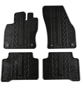 Πατάκια Αυτοκινήτου Λαστιχένια Gledring (0079) για VW Touran 10.2015+ Μαύρα 4τμχ.