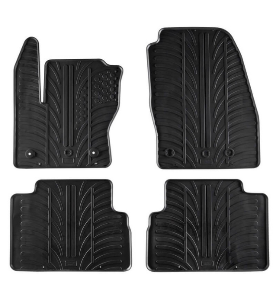 Πατάκια Αυτοκινήτου Λαστιχένια Gledring (0285) για Ford C-Max 2010-2014 (Πεντάθυρο) Μαύρα 4τμχ.