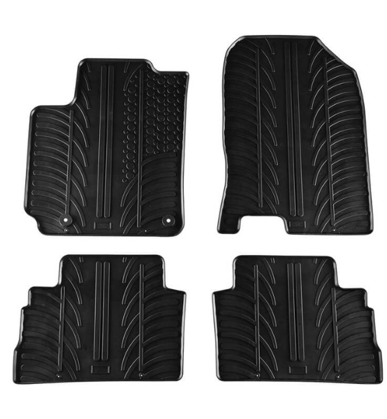 Πατάκια Αυτοκινήτου Λαστιχένια Gledring (0209) για Hyundai Kona 10.2017-12.2022 Μαύρα 4τμχ.