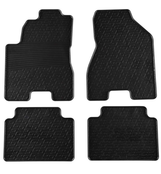 Πατάκια Αυτοκινήτου Λαστιχένια Gledring (0193) για Hyundai Tucson 2004-2009 / Kia Sportage 2004-2010 Μαύρα 4τμχ.