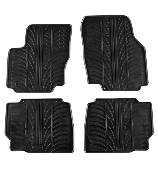 Πατάκια Αυτοκινήτου Λαστιχένια Gledring (0287) για Ford Mondeo 2007-2011 Μαύρα 4τμχ.