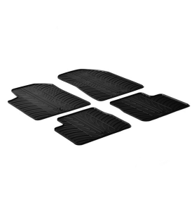 Πατάκια Αυτοκινήτου Λαστιχένια Gledring (0342) για Alfa Romeo Giulietta 2010-2014 Μαύρα 4τμχ.